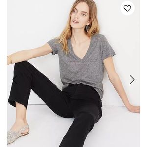 Madewell Heather Grey Pocket Tee